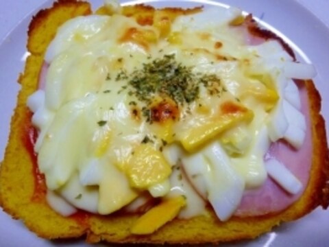☆厚切りハムと卵のチーズトースト☆